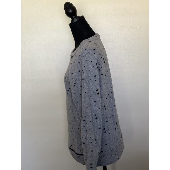 Robert Rodriguez Gray Pullover Top Size M Gray Long Sleeve Pullover Top - Picture 12 of 16